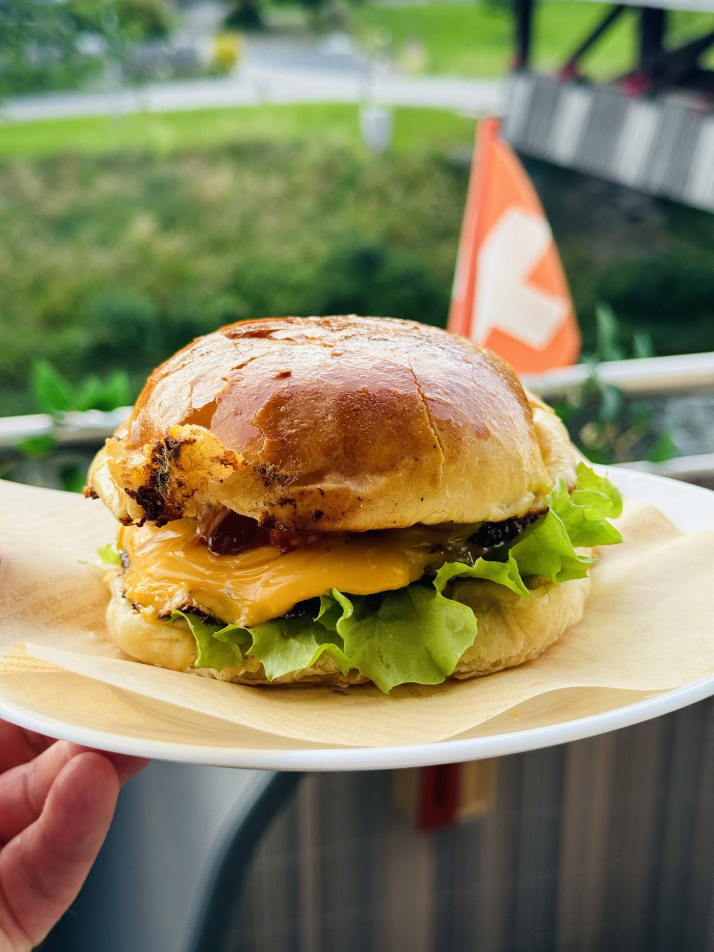 The smash Brown burger