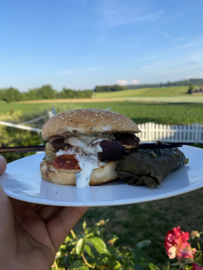 Iraqi Style Shishkabab Burger