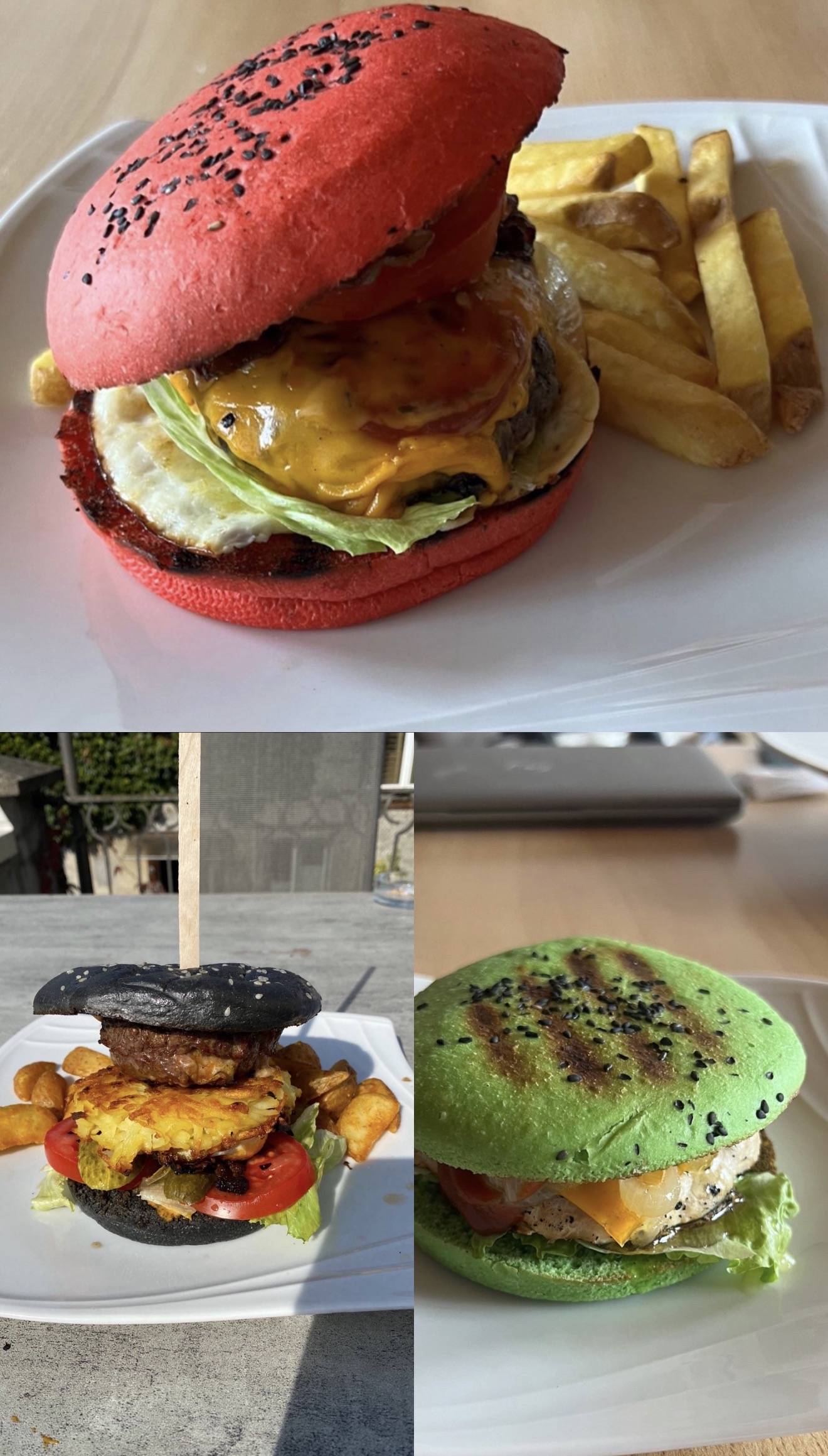Color Burger Trio