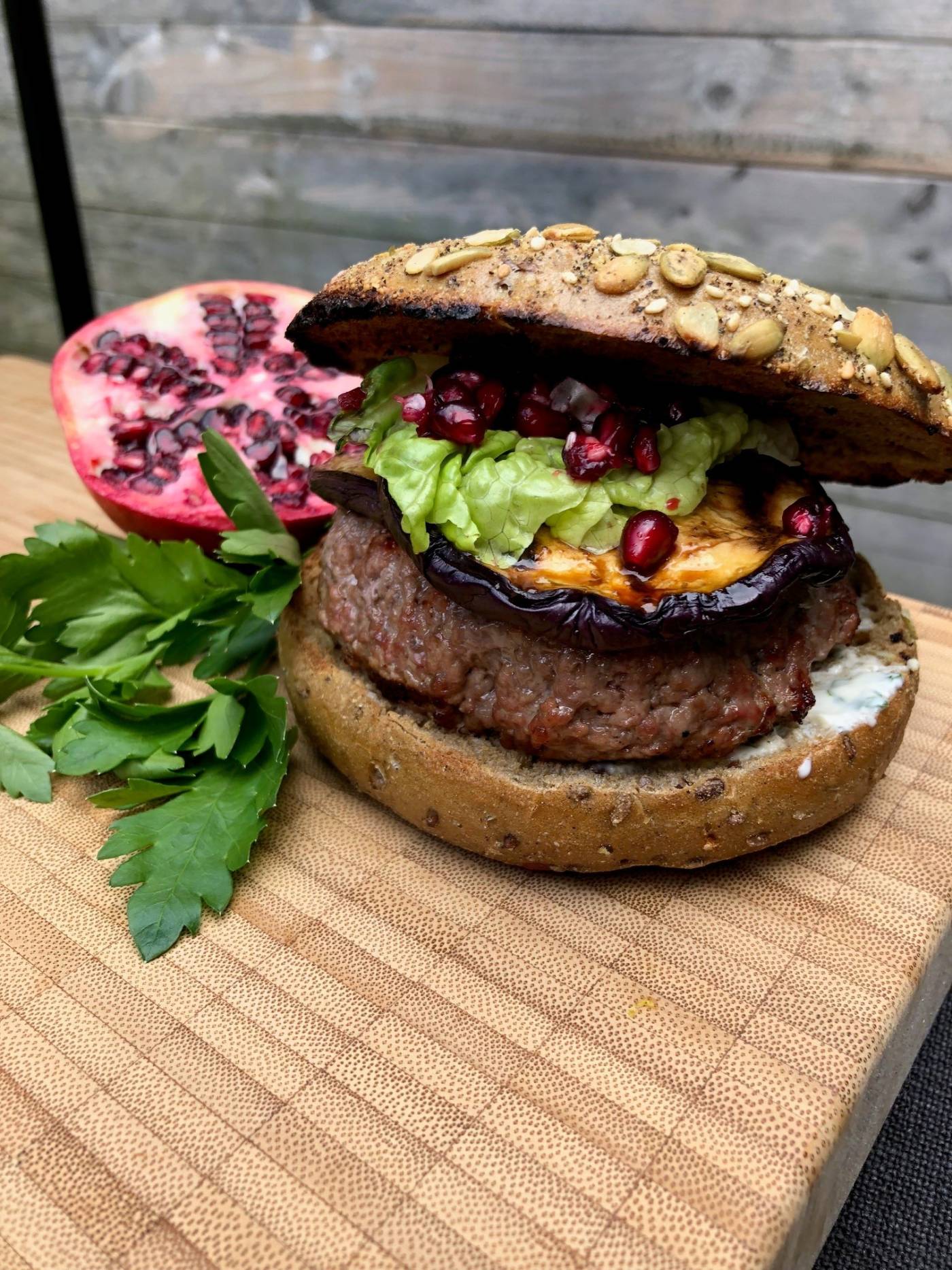 Beef und Aubergine