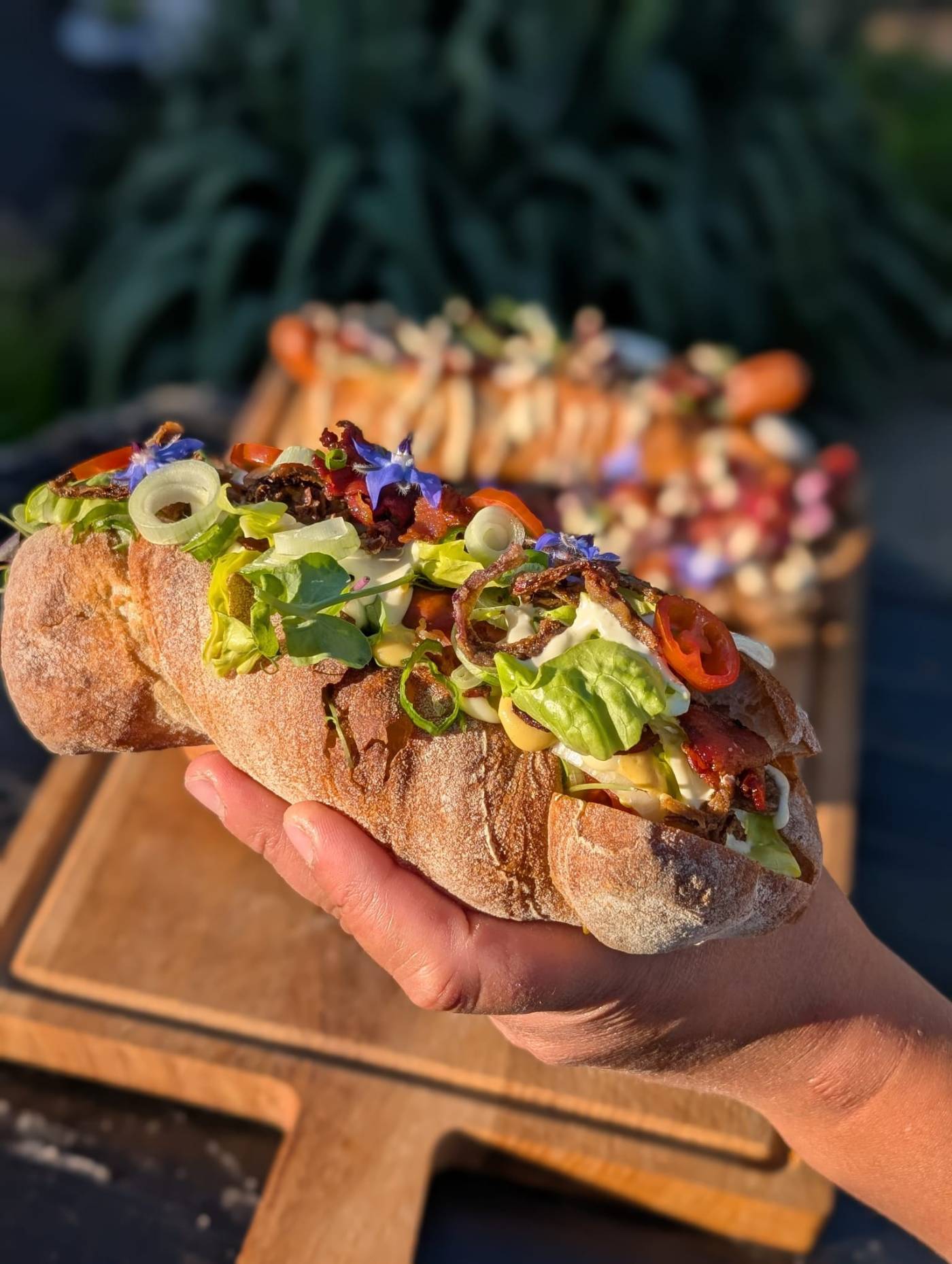 Blue Blossom Hot Dog