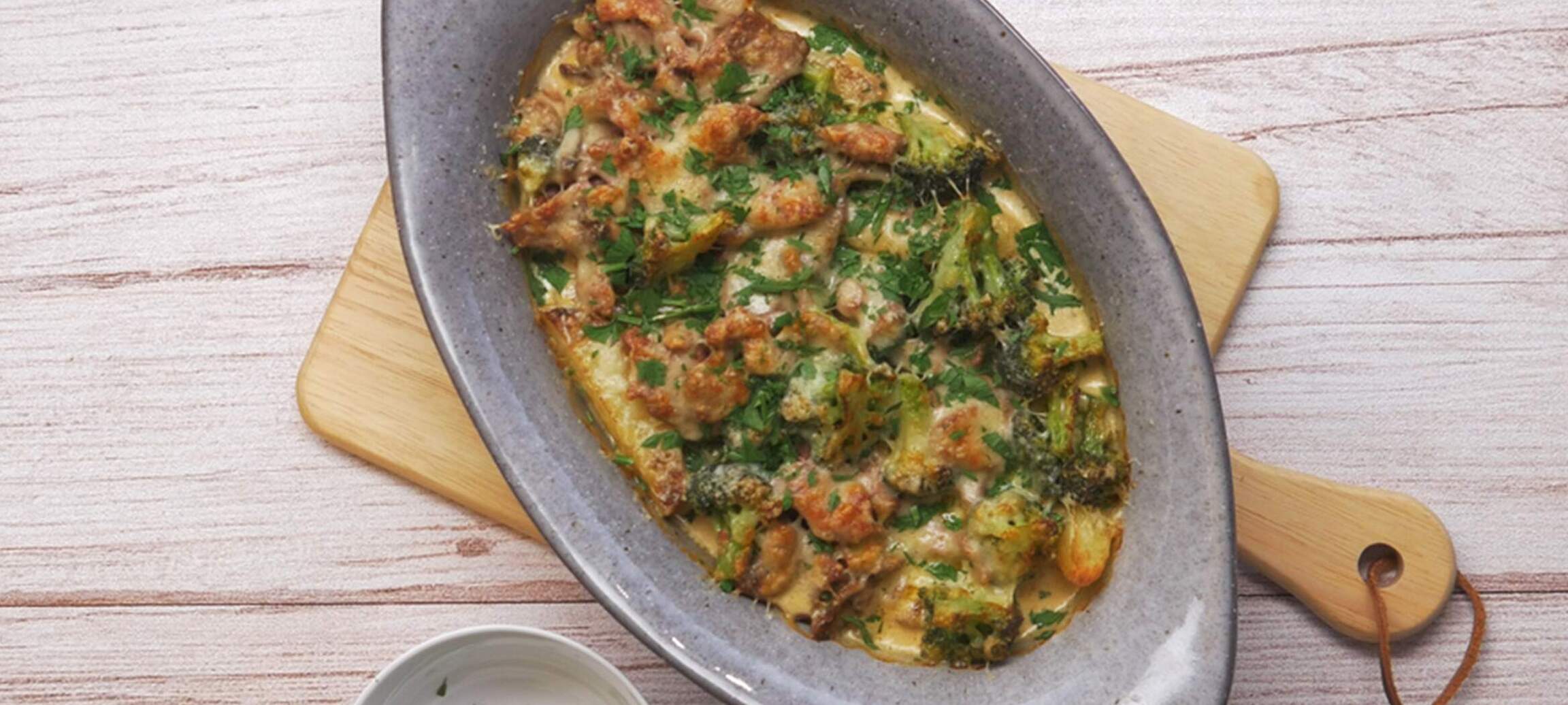 Gratin d'émincé de veau à la Zurichoise