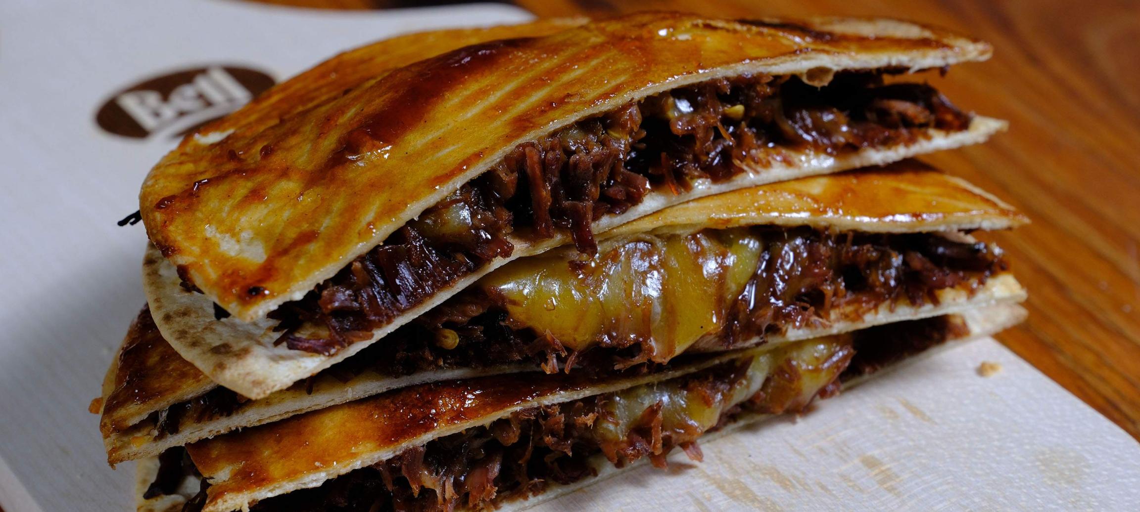 Taco coréen au fromage Pulled Pork